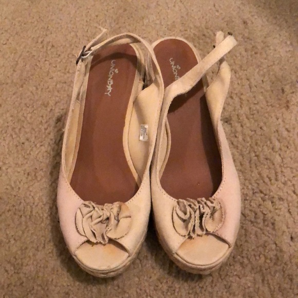 Used 8/10 Peep Toe Espadrilles - Picture 1 of 4